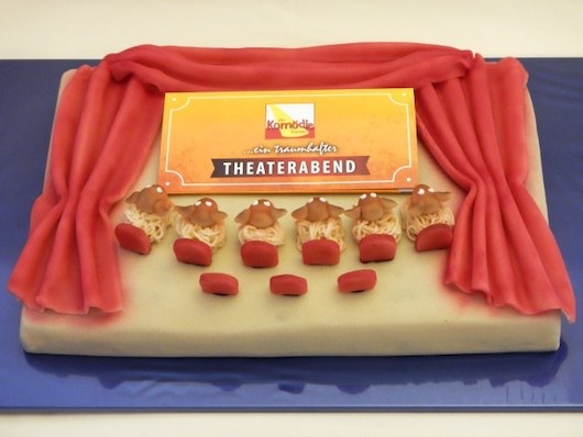 Torte für Abschlussprüfung